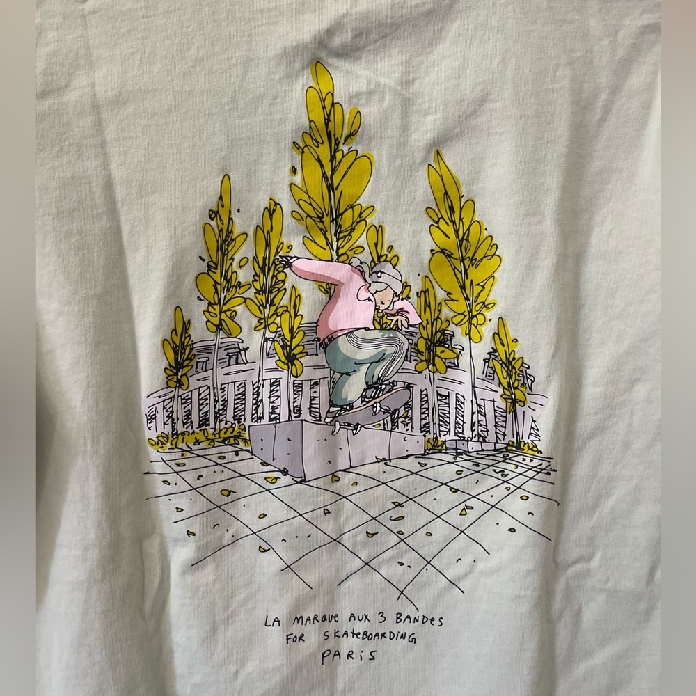 adidas originals Henry Jones Paris T-shirt 'Linen Green' - Picture 6 of 6